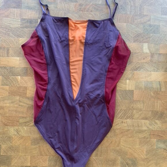 Parade Mesh Bodysuit - Mixed Browns M - Picture 1 of 5